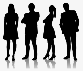 Business People Silhouette Png, Transparent Png, Transparent PNG