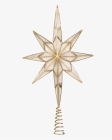 Tree Top 8-pointed Star - Star Of Bethlehem Lighted Christmas Tree Topper, HD Png Download, Transparent PNG