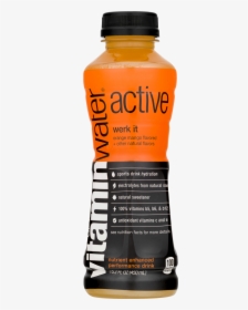 Glaceau Vitamin Water Active Move It Strawberry Black, HD Png Download, Transparent PNG