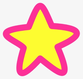 Pink Star Clipart, HD Png Download, Transparent PNG