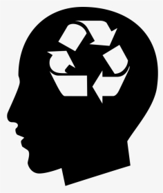 Menu Brain - Recycling Icon In A Circle, HD Png Download, Transparent PNG