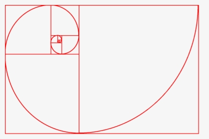 Golden Ratio Overlays - Fibonacci Spiral, HD Png Download, Transparent PNG