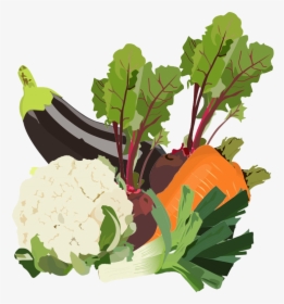 Mixed Vegetables Clipart - Leaf Vegetable, HD Png Download, Transparent PNG