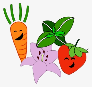 Transparent Vegetable Clipart - Clipart Fruits And Vegetables Black And White, HD Png Download, Transparent PNG