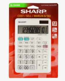 Sharp El 330a Calculator, HD Png Download, Transparent PNG