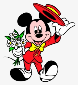 Banner Free Library Mickey Mouse By Convitex Png Pinterest - Mickey Mouse Drawing With Colour, Transparent Png, Transparent PNG
