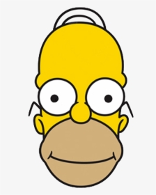 Homer Simpson Face, HD Png Download, Transparent PNG