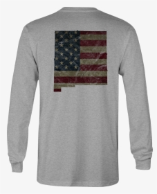 American Long Sleeve Tshirt New Mexico Flag Shirt For - Long-sleeved T-shirt, HD Png Download, Transparent PNG