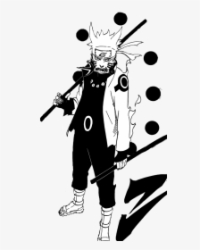 Free Download Naruto Black And White Png Clipart Naruto - Sage Mode Naruto Black And White, Transparent Png, Transparent PNG