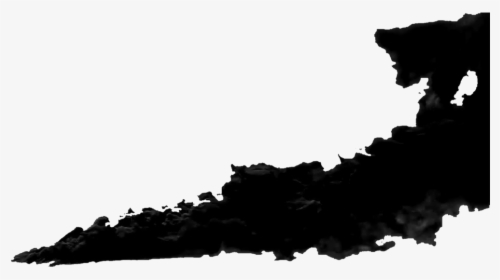 Black Smoke Blacksmoke Silhouette - Black Smoke Smoke Silhouette, HD Png Download, Transparent PNG