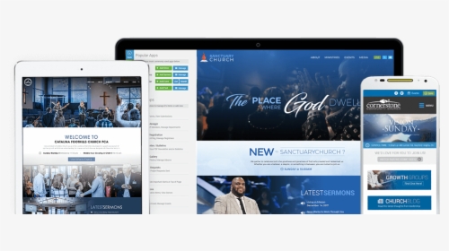 Church Website Design Samples - Website, HD Png Download, Transparent PNG