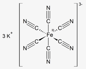 Potassium Ferricyanide Structure, HD Png Download, Transparent PNG