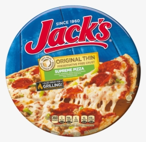 Jack S Original Thin Crust Supreme Frozen Pizza - Jack's Frozen Pizza, HD Png Download, Transparent PNG