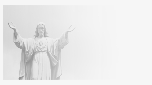 Transparent Sagrado Corazon De Jesus Png - Monochrome, Png Download, Transparent PNG