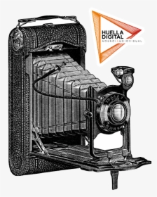 Old Camera Black And White Clipart, HD Png Download, Transparent PNG