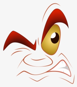 Scared Clipart Eye Shut - Cartoon Face, HD Png Download, Transparent PNG