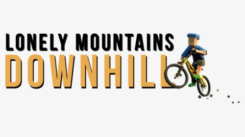 Lmd Logowithrider Black@6x - Lonely Mountains Downhill Logo, HD Png Download, Transparent PNG
