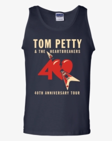 40th Anniversary Tour Tom Petty Shirt, Hoodie, Tank - Active Tank, HD Png Download, Transparent PNG