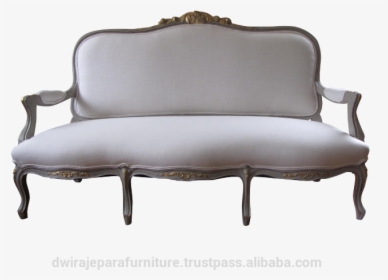 French Vintage Sofa Furniture - Bench, HD Png Download, Transparent PNG