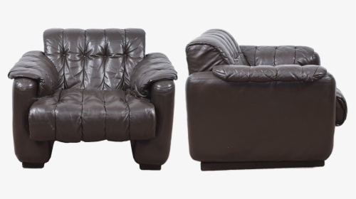 Brown Leather Easy Chair - Recliner, HD Png Download, Transparent PNG