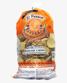Round Party Size Chips 48oz - El Paraiso Tortilla Chips, HD Png Download, Transparent PNG