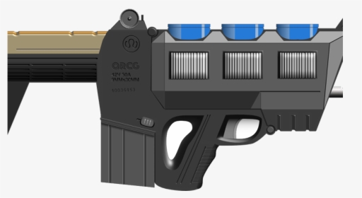 Transparent Cod Ghost Png - Rifle Gun Sci Fi, Png Download, Transparent PNG