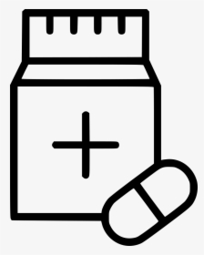 Medicine Bottle Pill Medical Comments - Vector Graphics, HD Png Download, Transparent PNG