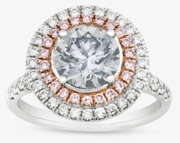 Fancy Very Light Grey Diamond Ring, - Engagement Ring, HD Png Download, Transparent PNG
