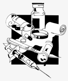 Medical Clipart Drug - Drugs Black And White Png, Transparent Png, Transparent PNG