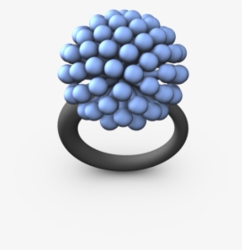 Lt Blue Med Allium Ring - Sphere, HD Png Download, Transparent PNG