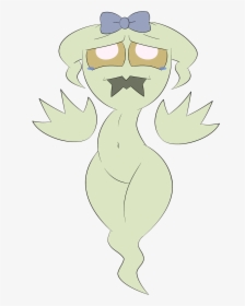 Shy Ghost - Cartoon, HD Png Download, Transparent PNG