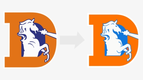 Denver Broncos Old Logo Png, Transparent Png, Transparent PNG