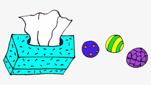 Tissue And Stress Balls In Color Clipart , Png Download, Transparent Png, Transparent PNG