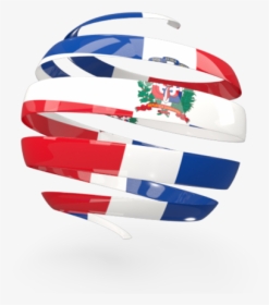 Round 3d Icon - Dominican Republic Flag Transparent 3d, HD Png Download, Transparent PNG