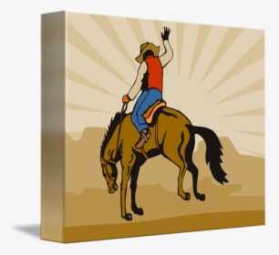 Clip Art Bronco Animal - Bucking Horse, HD Png Download, Transparent PNG