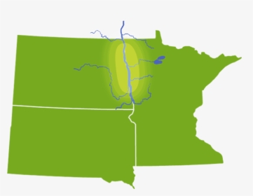 Red River Valley Map - Minnesota Shape, HD Png Download, Transparent PNG