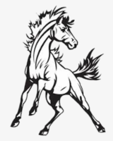 Logo Drawing At Getdrawings - Midkota Mustangs, HD Png Download, Transparent PNG