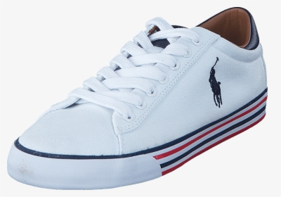 Polo Ralph Lauren Harvey Pure White / Newport Navy - Sneakers, HD Png Download, Transparent PNG