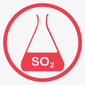 Sulphurdioxide Allergy Red Icon - Sulphur Dioxide Icon, HD Png Download, Transparent PNG