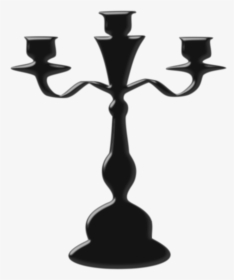Clipart - Candle Holder Clipart Black And White, HD Png Download, Transparent PNG
