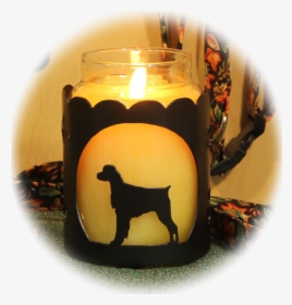 Brittany Dog Breed Jar Candle Holder - Candle, HD Png Download, Transparent PNG