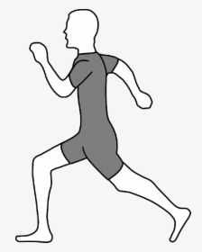 Outline, People, Man, Guy, Sport, Person, Human - Draw A Human Running, HD Png Download, Transparent PNG