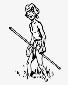Native Tracker - Indigenous People Black And White, HD Png Download, Transparent PNG