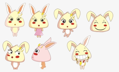 Cartoon Cuteness Rabbit - Cartoon, HD Png Download, Transparent PNG