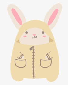 Autumn, Rabbit, Bunny, Cute, Nature, Forest, Field - Cartoon, HD Png Download, Transparent PNG