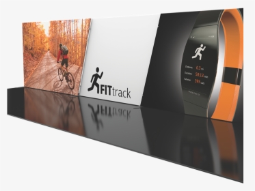 Fit Track Trade Show Banner - Graphic Design, HD Png Download, Transparent PNG