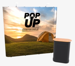 Straight Pop Up Display With Counter - Straight Pop Up Banner, HD Png Download, Transparent PNG
