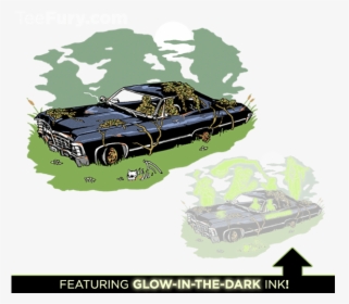 Supernatural T-shirt And Demon Dean Poster Available - Ford Torino Talladega, HD Png Download, Transparent PNG