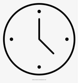 Clock Coloring Page - Mbgn, HD Png Download, Transparent PNG