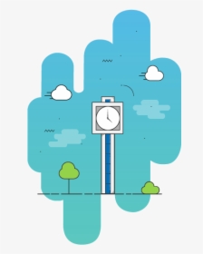 The Clock Square - Illustration, HD Png Download, Transparent PNG